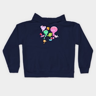 heffalumps and woozles Kids Hoodie